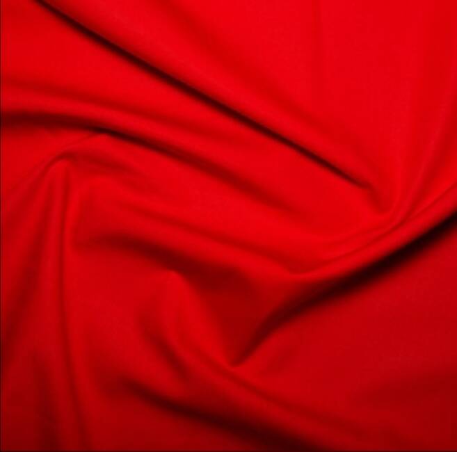 plain red pure cotton linen fabric