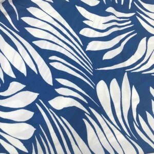 BLUE & WHITE VISCOSE PRINT