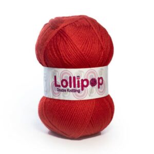 13 - Red Lollipop Double Knit