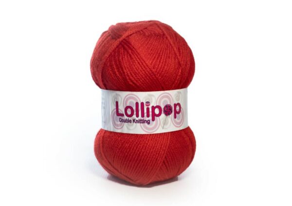 13 - Red Lollipop Double Knit