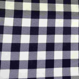 NAVY CHECK MINI MATT PRINT