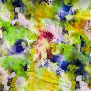 LIME MARBLE VISCOSE PRINT