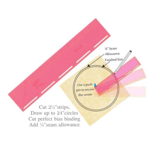 3 PLUS RULER - SEW EASY - 12 x 2.5 inches - Image 3