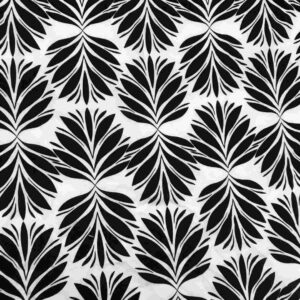 BLACK & WHITE PRINT- VISCOSE