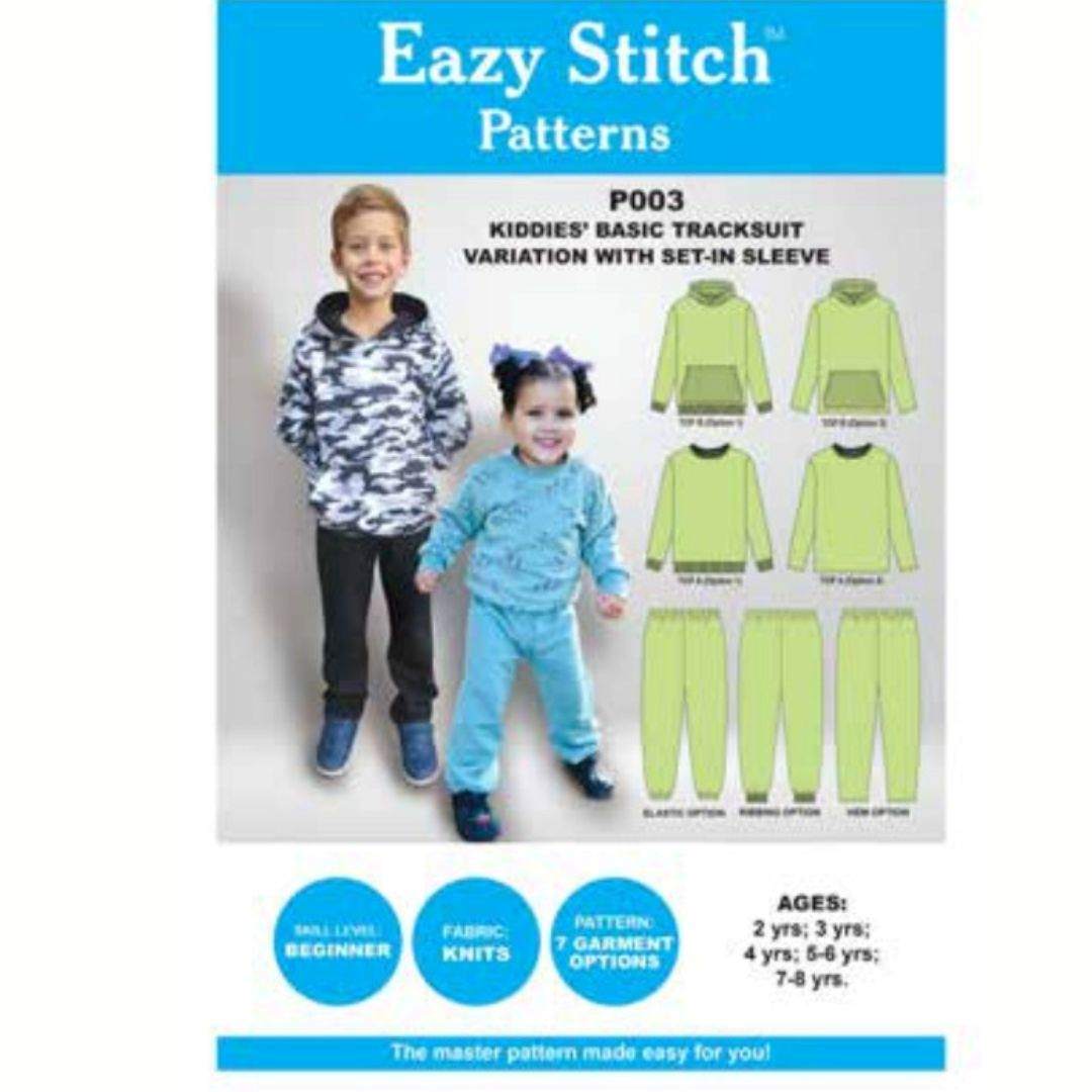 Eazy Stitch™ P003 – Kiddies Basic Tracksuit