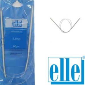 CIRCULAR NEEDLES – 80CM – ALUMINIUM – Ass Sizes