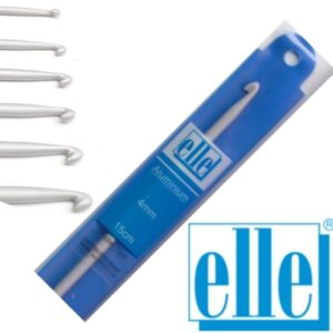 ALUMINIUM CROCHET HOOKS - ELLE - 1p/p - Ass Sizes