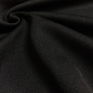 BLACK BIRDS EYE FABRIC