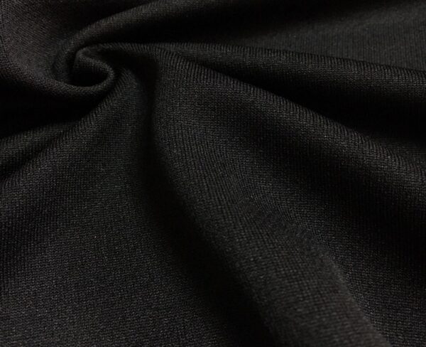 BLACK BIRDS EYE FABRIC