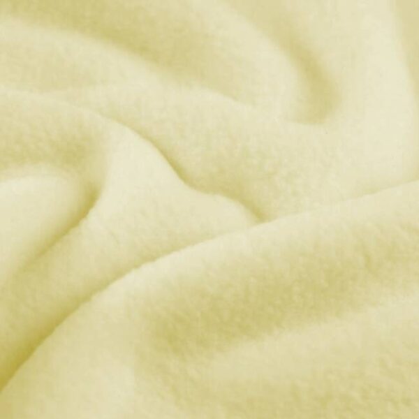 CREAM - PLAIN FLEECE FABRIC