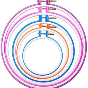 EMBROIDERY HOOPS - PLASTIC - Assorted Sizes