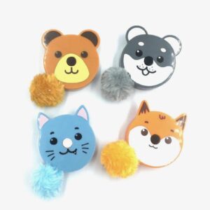 RETRACTABLE TAPE MEASURE - Fluffy Animal - 150cm