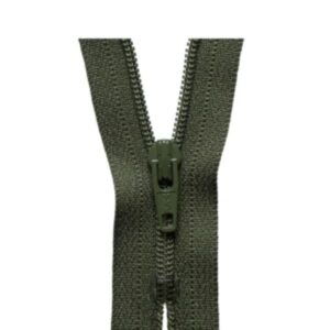 KHAKI CLOSE END ZIPS - SIZES: 15cm-60cm