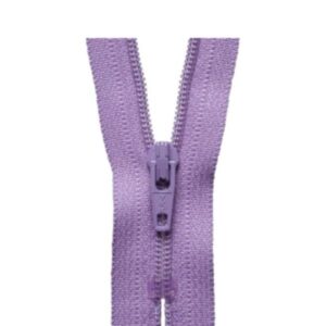 LILAC CLOSE END ZIPS - SIZES: 15cm-60cm