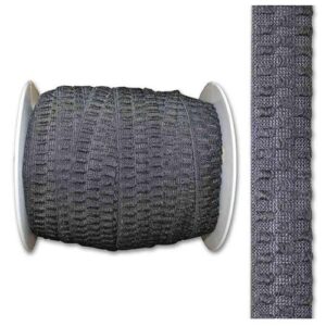 NON CURL ELASTIC - Black / White in Assorted Sizes