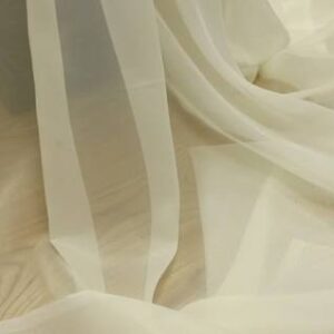 OFF-WHITE PLAIN VOILE FABRIC