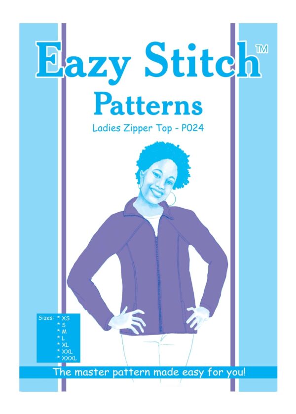 Eazy Stitch™ P024 – Ladies Zipper Top