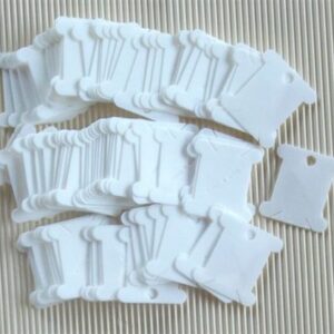 EMBROIDERY BOBBINS - PLASTIC/PAPER - PACKS