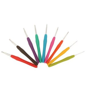 CROCHET HOOKS - SOFT GRIP - 1p/p - Ass Sizes