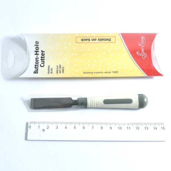 BUTTON HOLE CUTTER - SEW EASY - Soft Grip / Sharp Blade