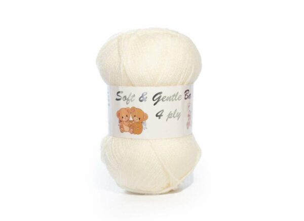 Soft & Gentle Baby 4 Ply COLOUR BB9 – CREAM