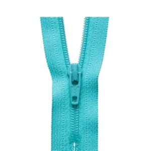 TURQUOISE CLOSE END ZIPS - SIZES: 15cm-60cm