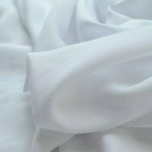WHITE VISCOSE FABRIC