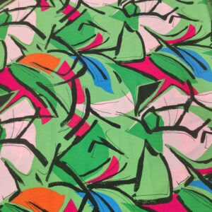 GREEN COLORFUL  - VISCOSE