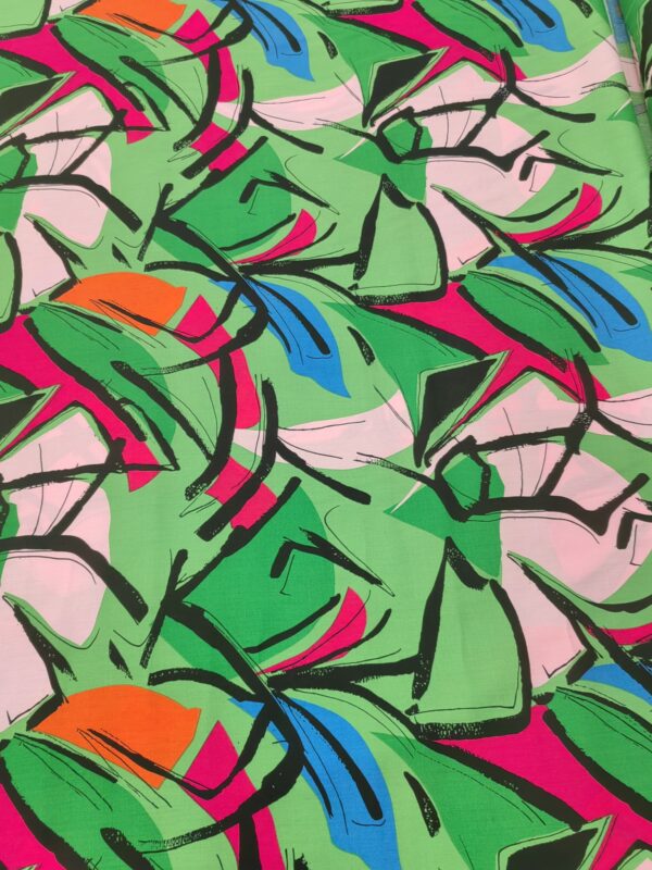 GREEN COLORFUL  - VISCOSE