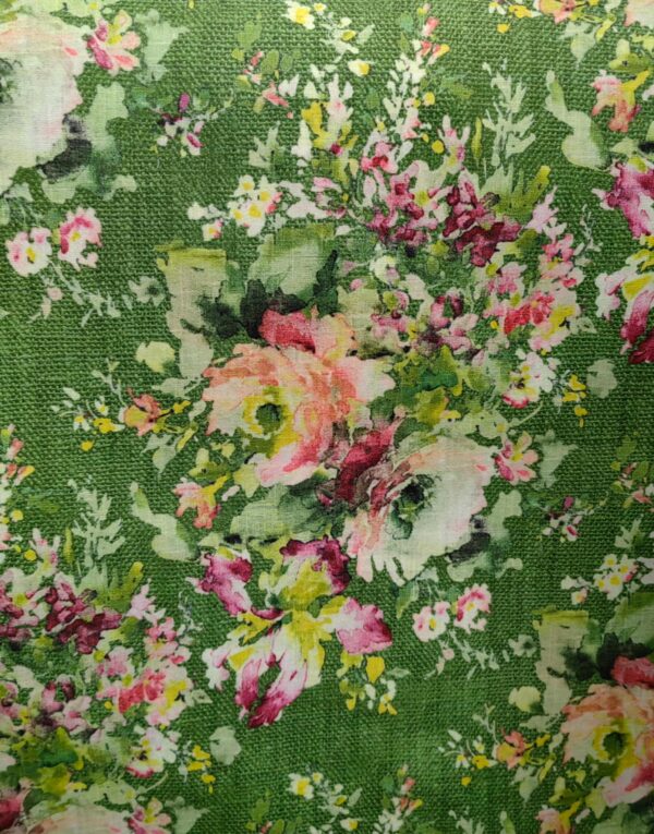 VELVET PRINTED FABRIC - ELIZABETH