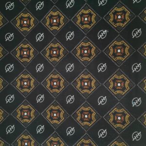 AFRICAN EAGLE - MALI INSPIRED DESIGN - BLACK / YELLOW / ORANGE