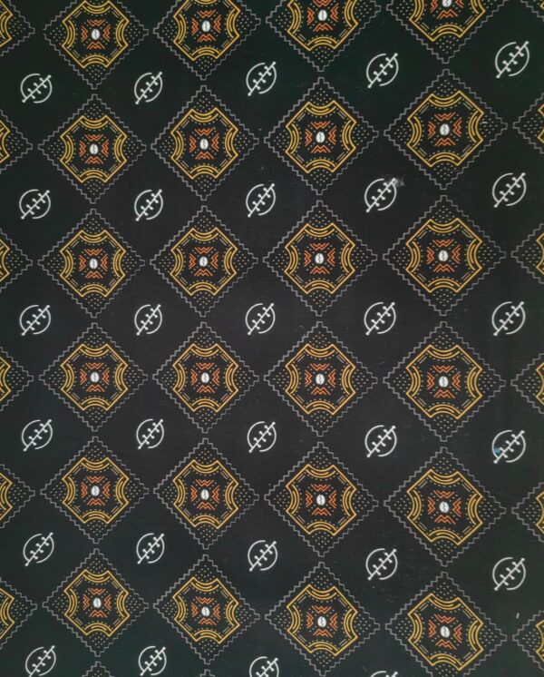 AFRICAN EAGLE - MALI INSPIRED DESIGN - BLACK / YELLOW / ORANGE