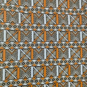 AFRICAN EAGLE - MALI INSPIRED DESIGN - BLUE / MUSTARD / BLACK