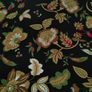 BEIGE / BROWN VISCOSE PRINT