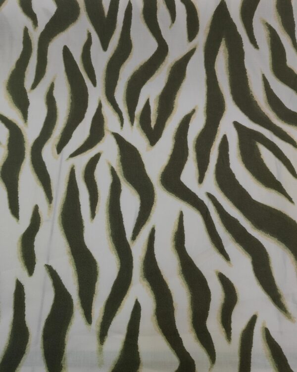 GREEN ZEBRA VISCOSE PRINT