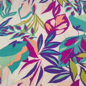 MULTI COLOR FLORAL VISCOSE PRINT