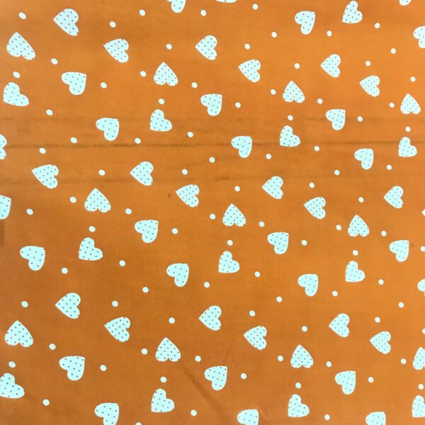 ORANGE HEART POLYCOTTON