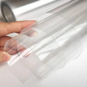 CLEAR PVC PLASTIC </br> Sold p/m or Roll - 250 Microns