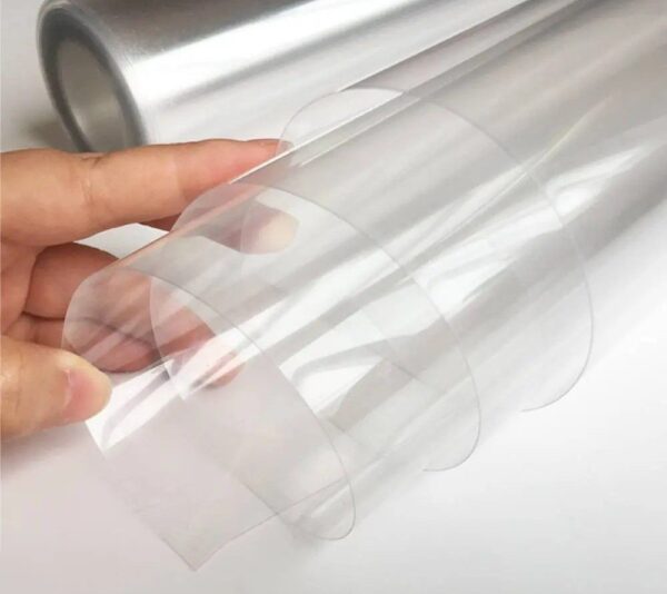 CLEAR PVC PLASTIC </br> Sold p/m or Roll - 250 Microns