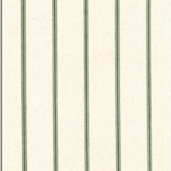 GREEN TICKING STRIPE COTTON FABRIC