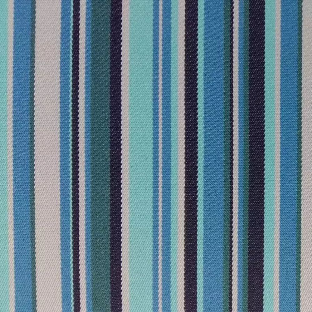 Portico Aqua Outdoor Fabric