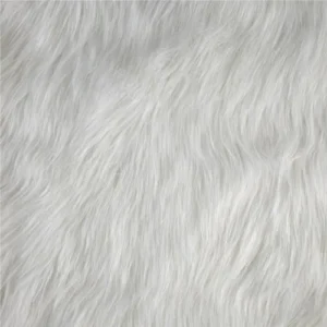 WHITE LONG HAIR FUR