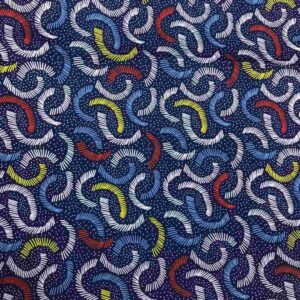 MULTI COLOR SWIRL MINI MATT PRINT