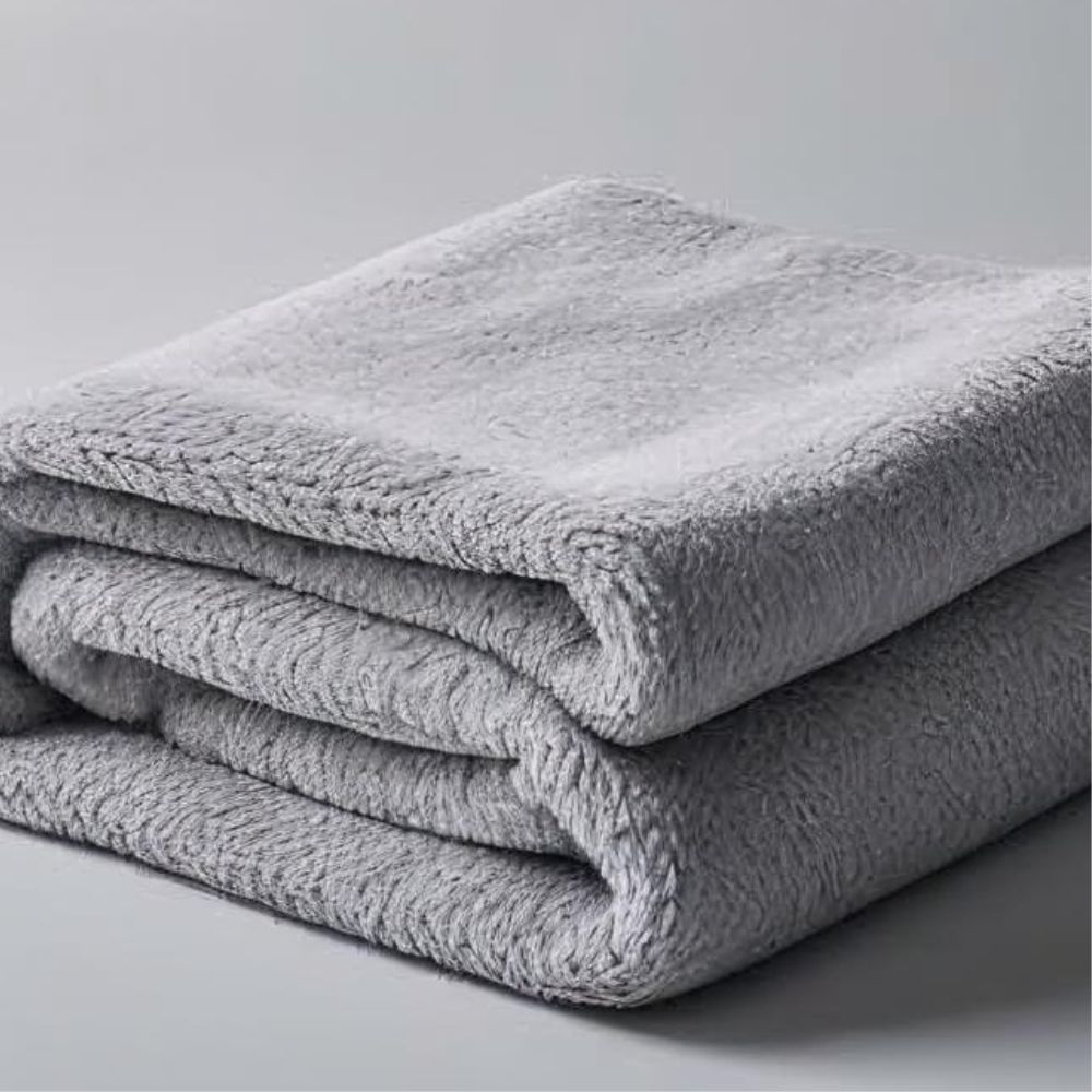 Grey Microfibre Towelling