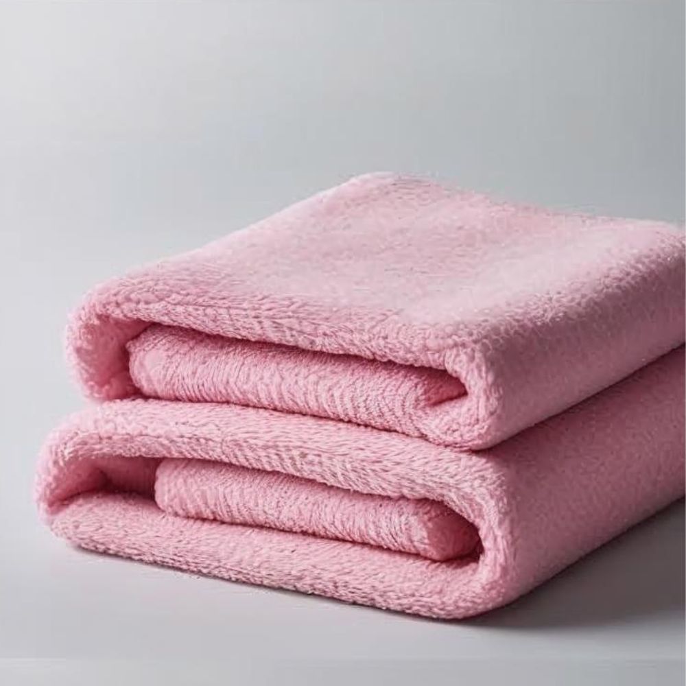 Pink Microfibre Towelling