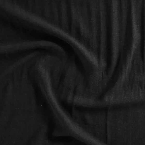 BLACK VISCOSE FABRIC