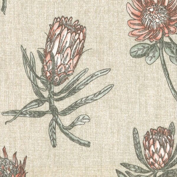 1XC033711 Protea Cotton Fabric Expressions