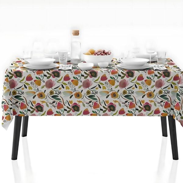 Bright Bouquet Oilcloth Lifestyle