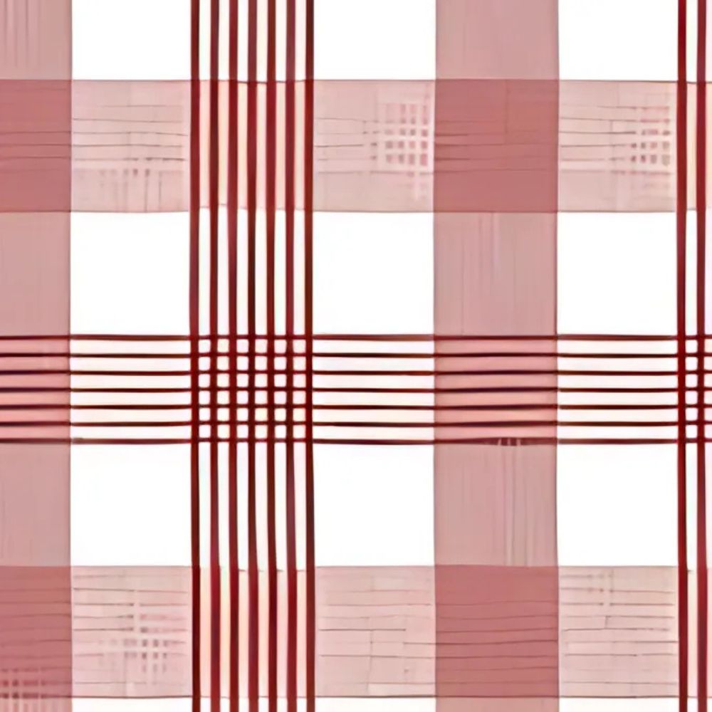 Checkered Charm Red Oilcloth