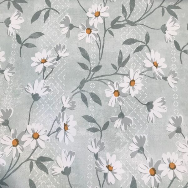 Daisy Delight Printed Oilcloth